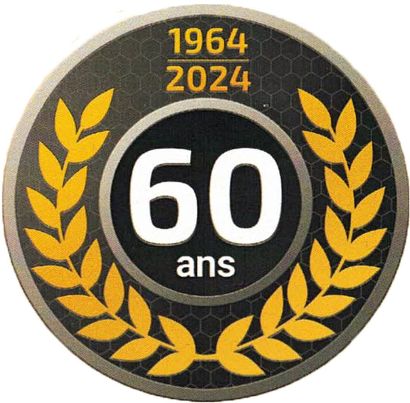 Logo 60 ans Garage des Plantys